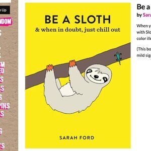 BOGO "Be a Sloth" Book